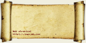 Jasmina Rasjanin vizit kartica